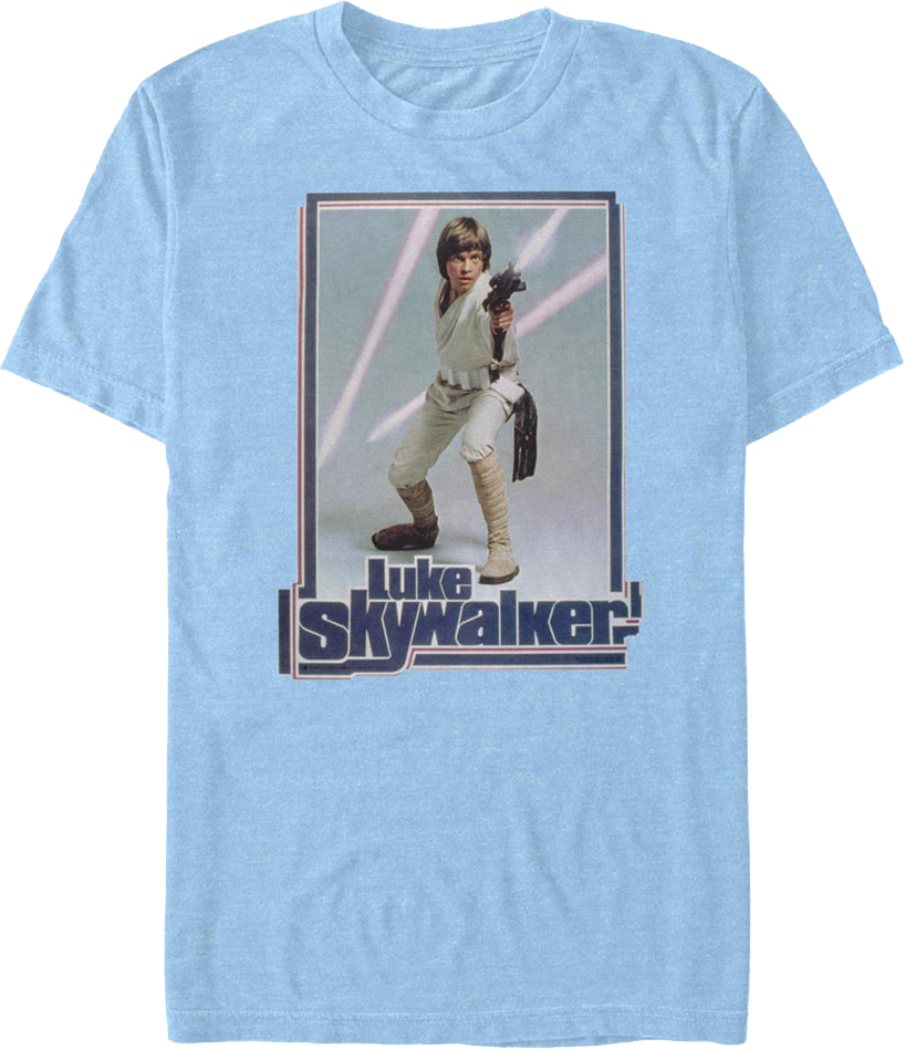Luke Skywalker Action Pose Star Wars T-Shirt