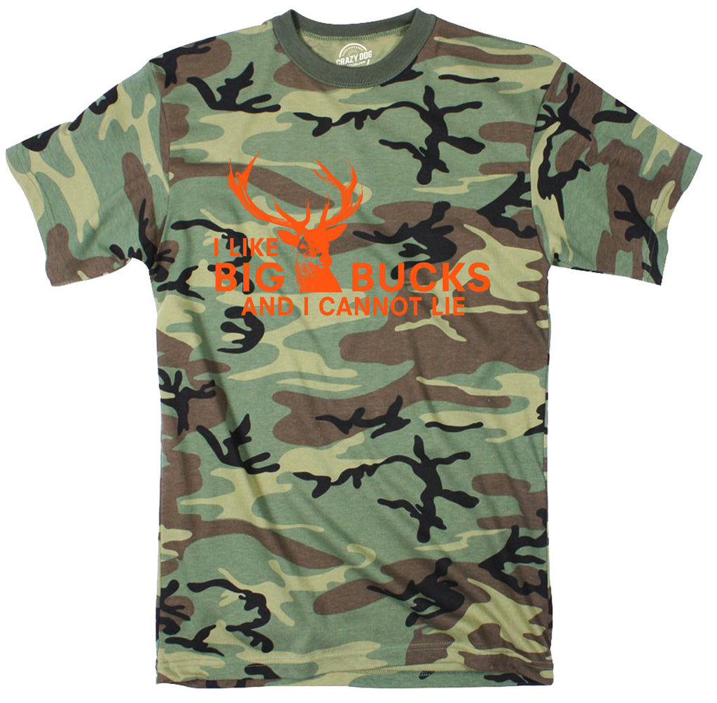 I Like Big Bucks Camo Men's T Shirt product image 3