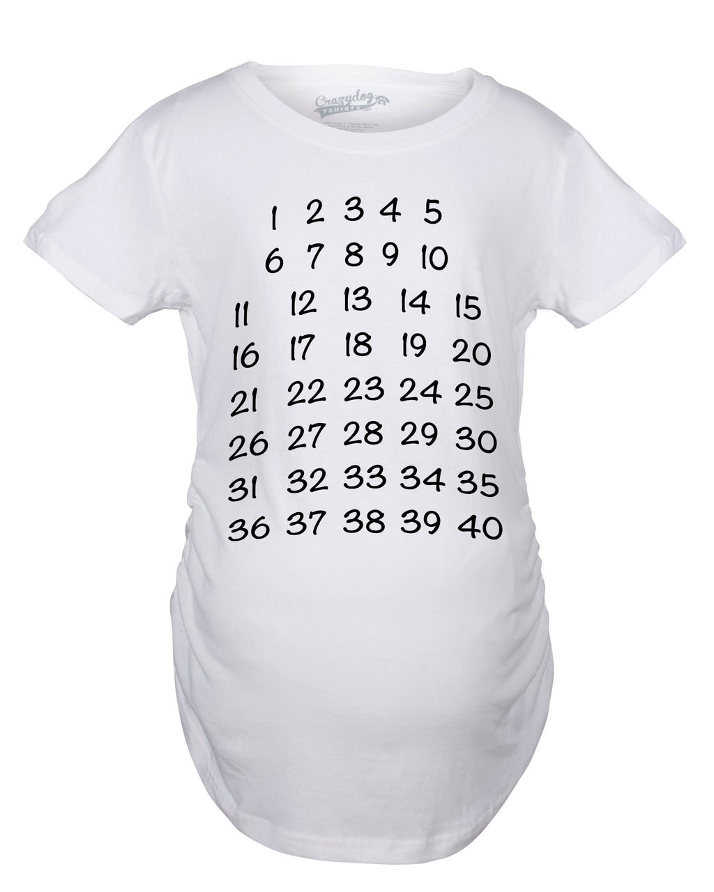 Calendar Countdown Maternity T Shirt product image 2