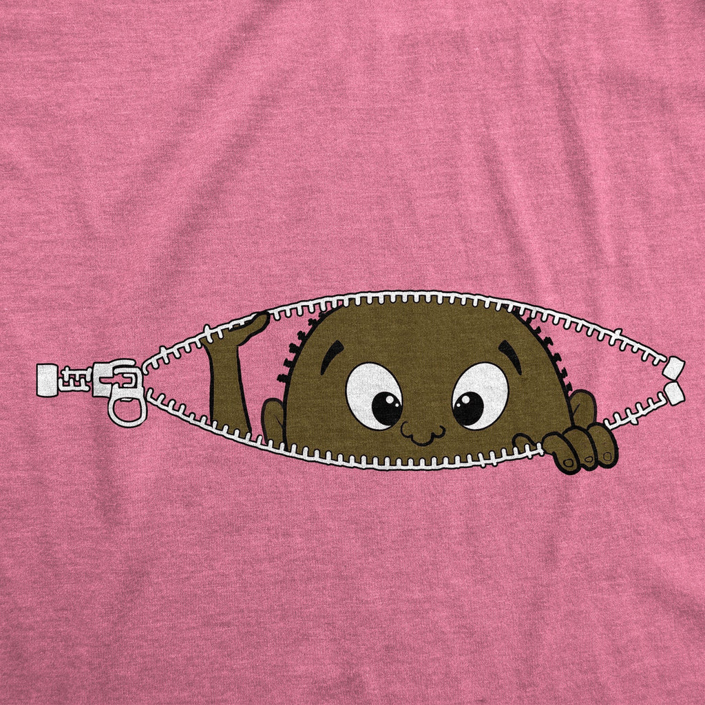 African American Peeking Baby Maternity T Shirt product image 2
