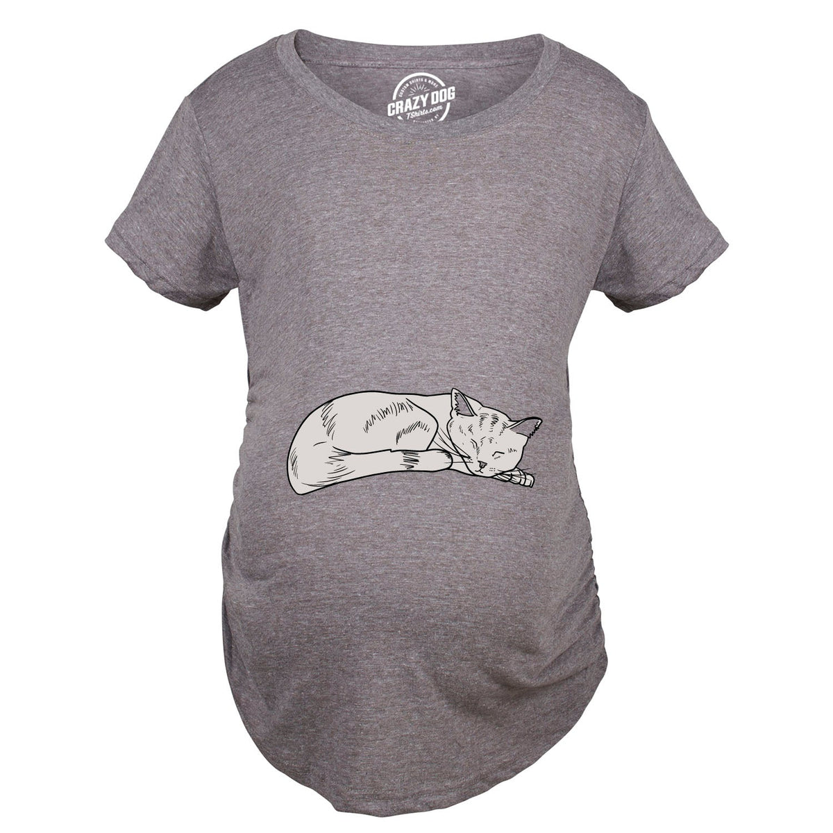 Cat On Baby Bump Maternity T Shirt product image 2
