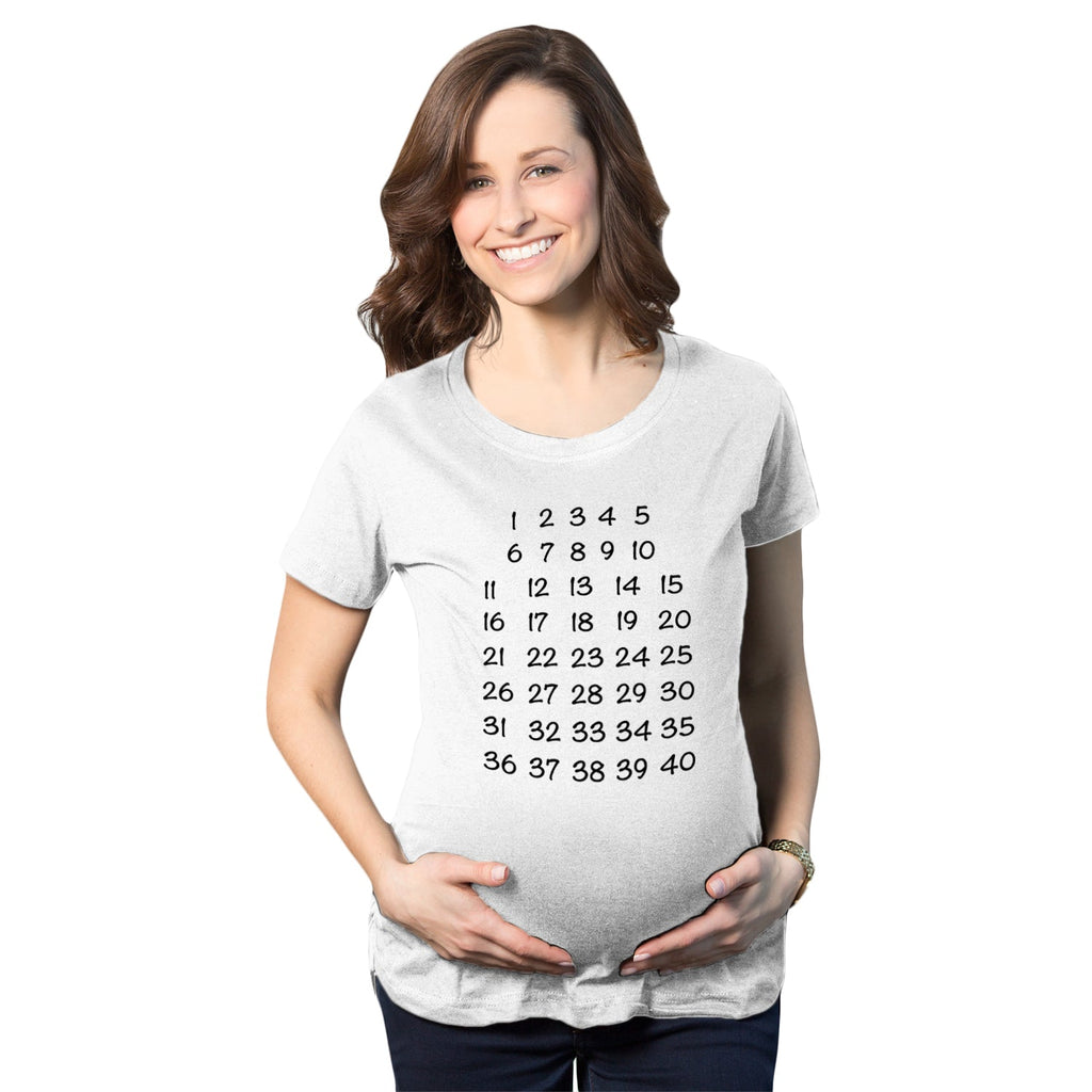 Calendar Countdown Maternity T Shirt product image 1