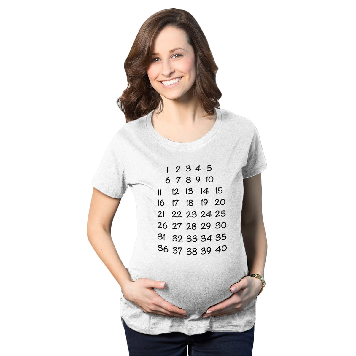 Calendar Countdown Maternity T Shirt product image 1