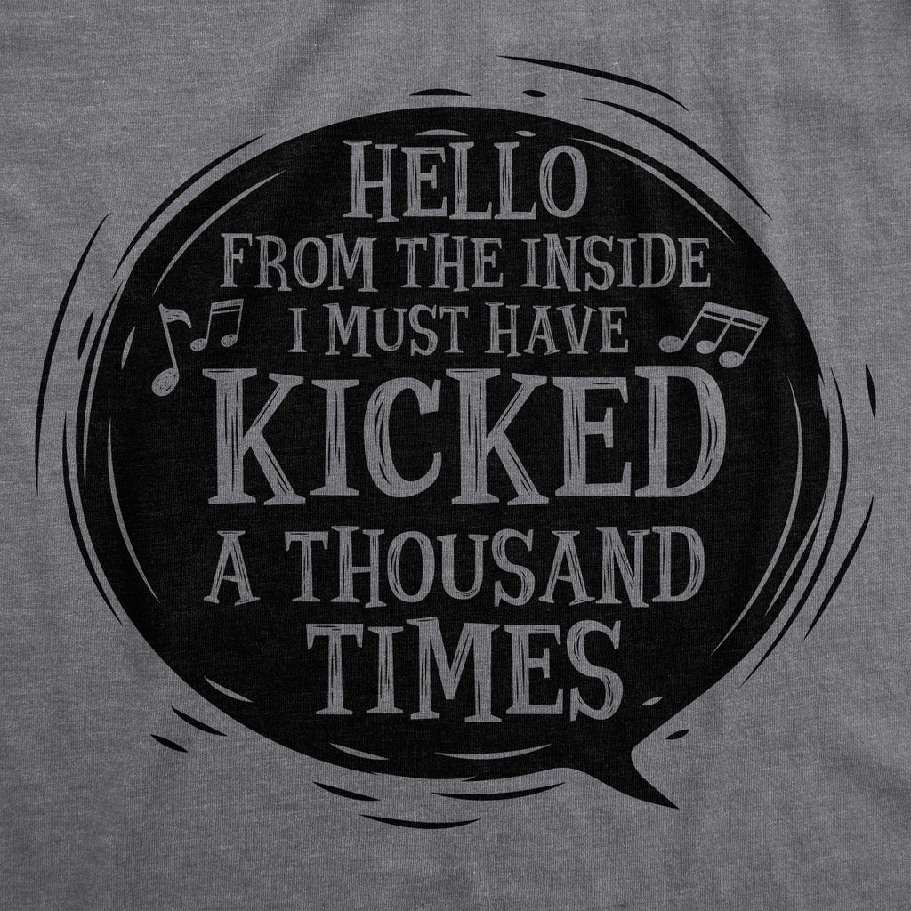 Hello From The Inside Maternity T Shirt product image 2