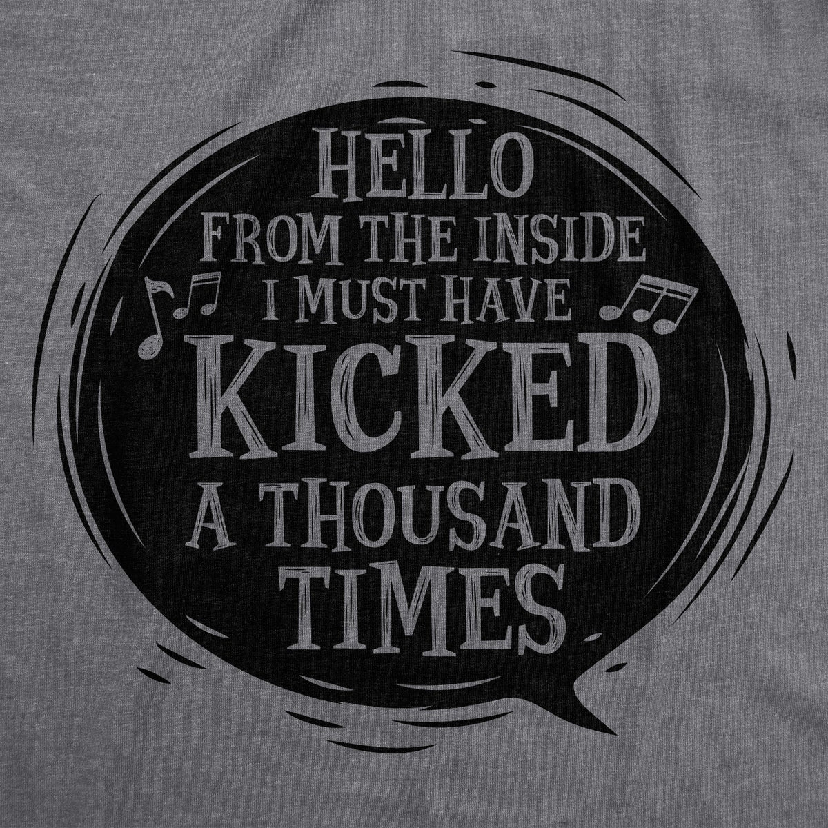 Hello From The Inside Maternity T Shirt product image 2