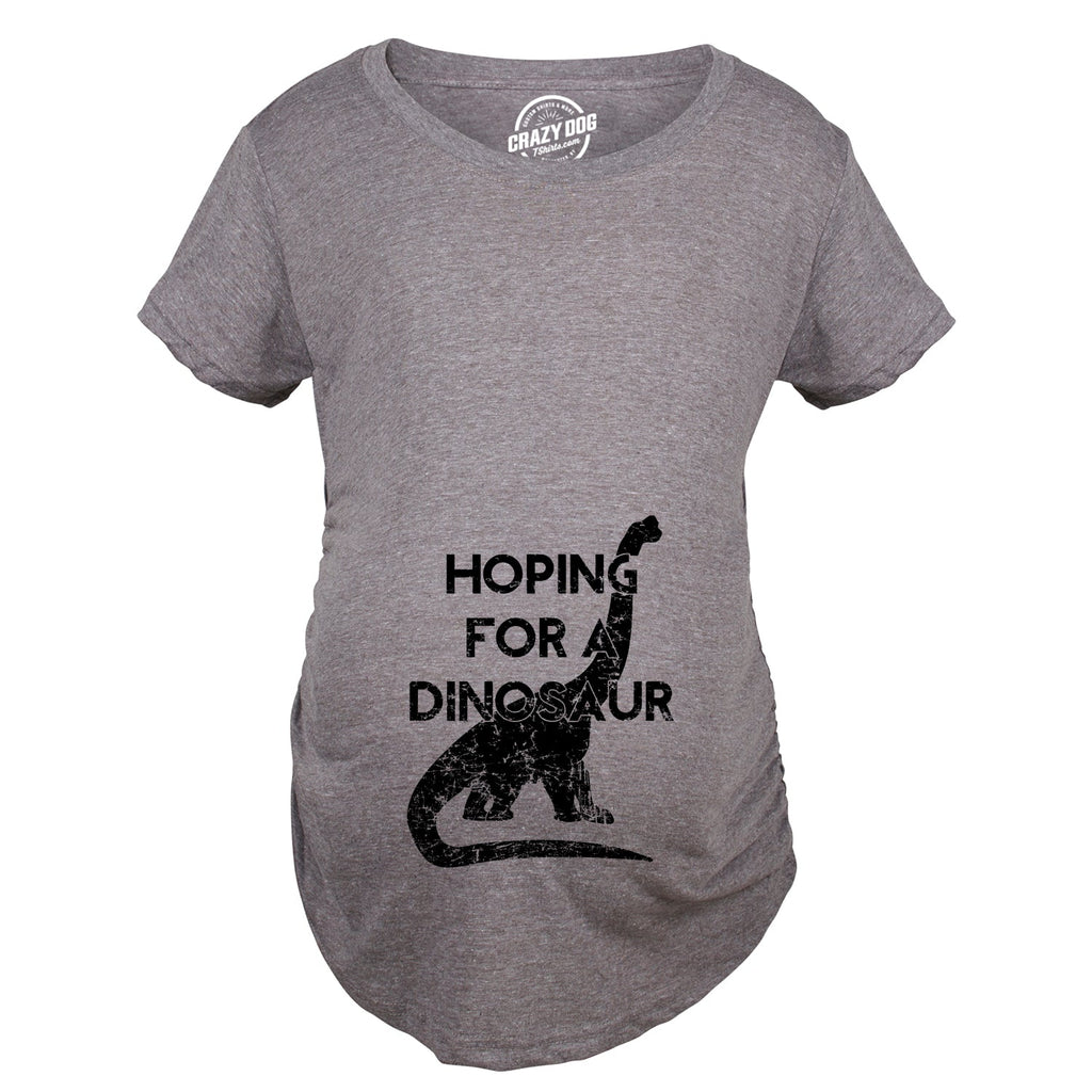 Hoping For A Dinosaur Maternity T Shirt product image 3