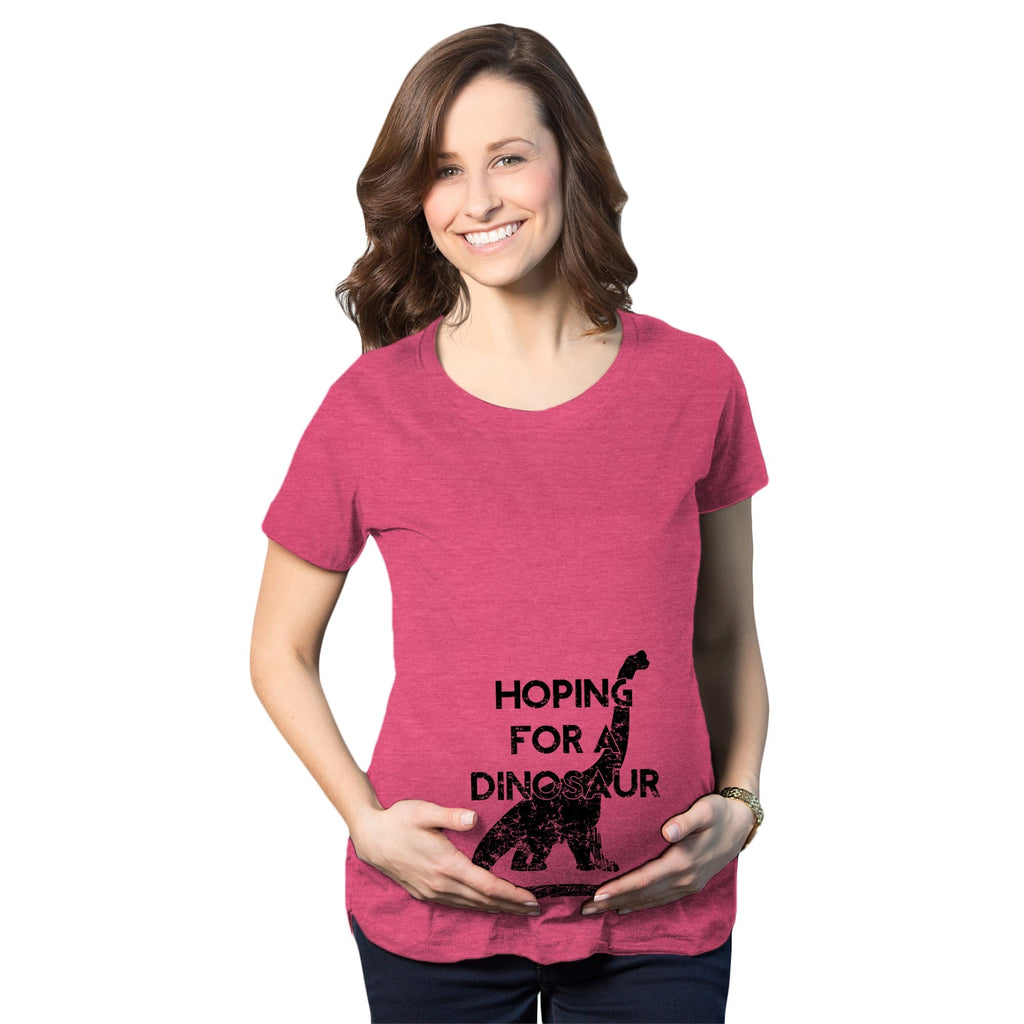 Hoping For A Dinosaur Maternity T Shirt product image 5