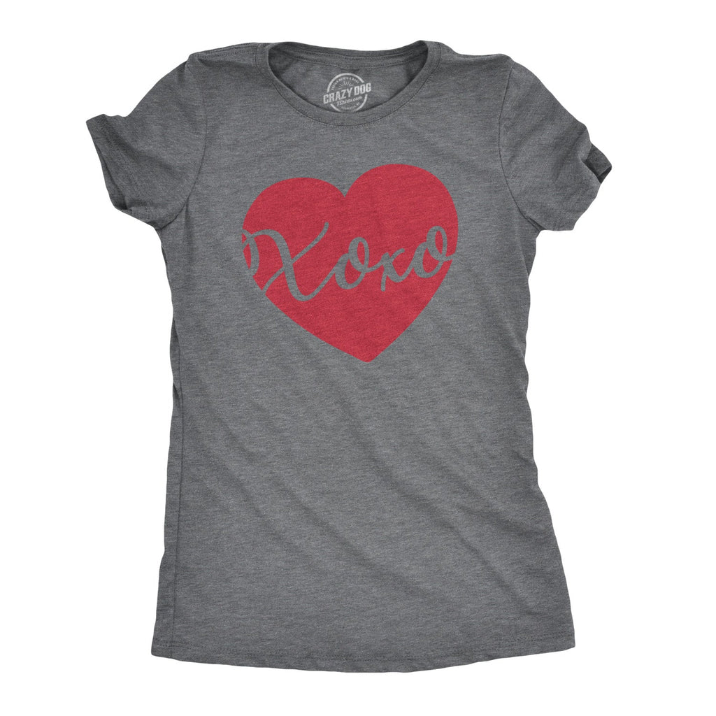 XOXO Script Heart Women's T Shirt product image 1