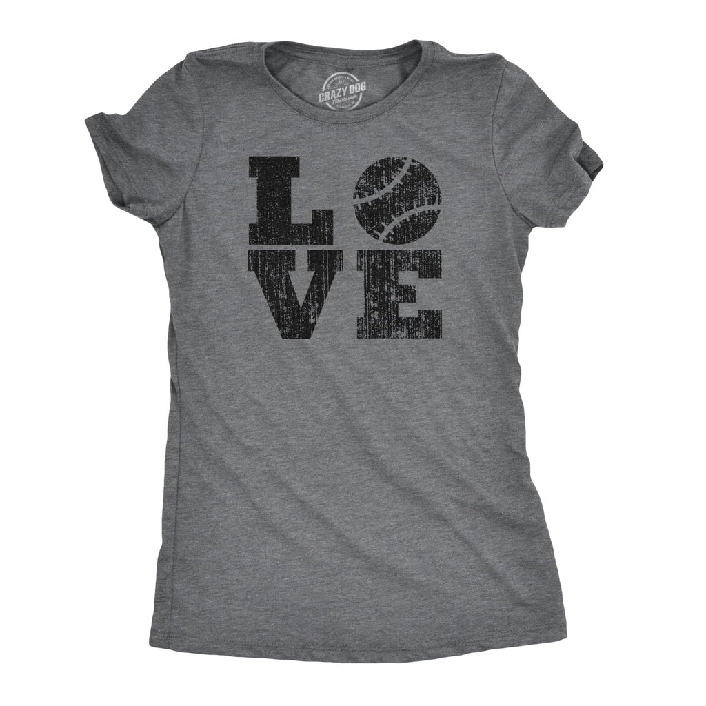 LOVE Baseball Women's T Shirt product image 1