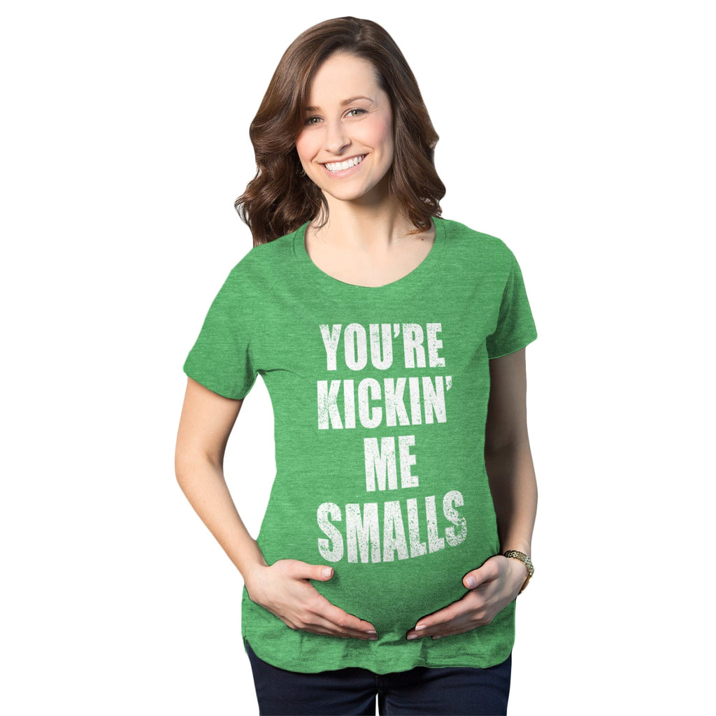 Kickin’ Me Smalls Maternity T Shirt product image 6