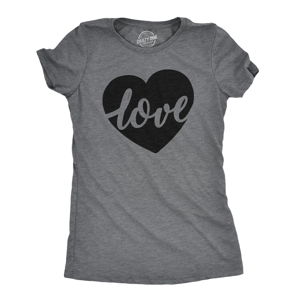 Love Heart Script Women's T Shirt product image 1