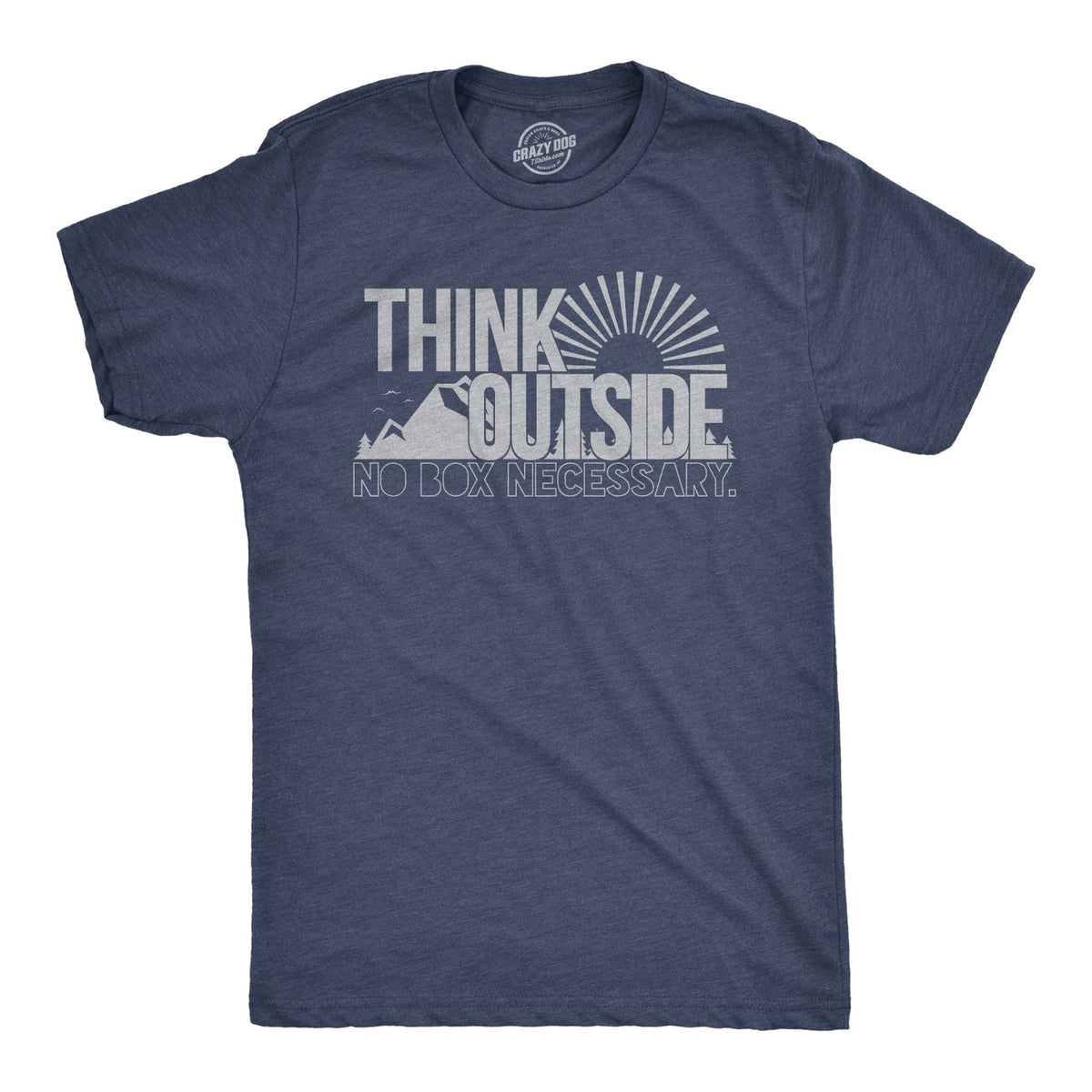 Think Outside No Box Necessary Men's T Shirt product image 9