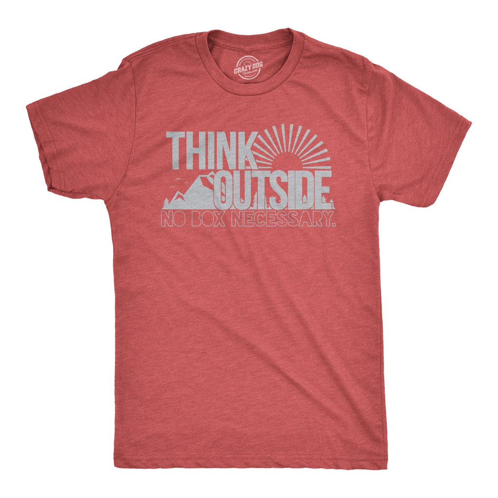 Think Outside No Box Necessary Men's T Shirt product image 10