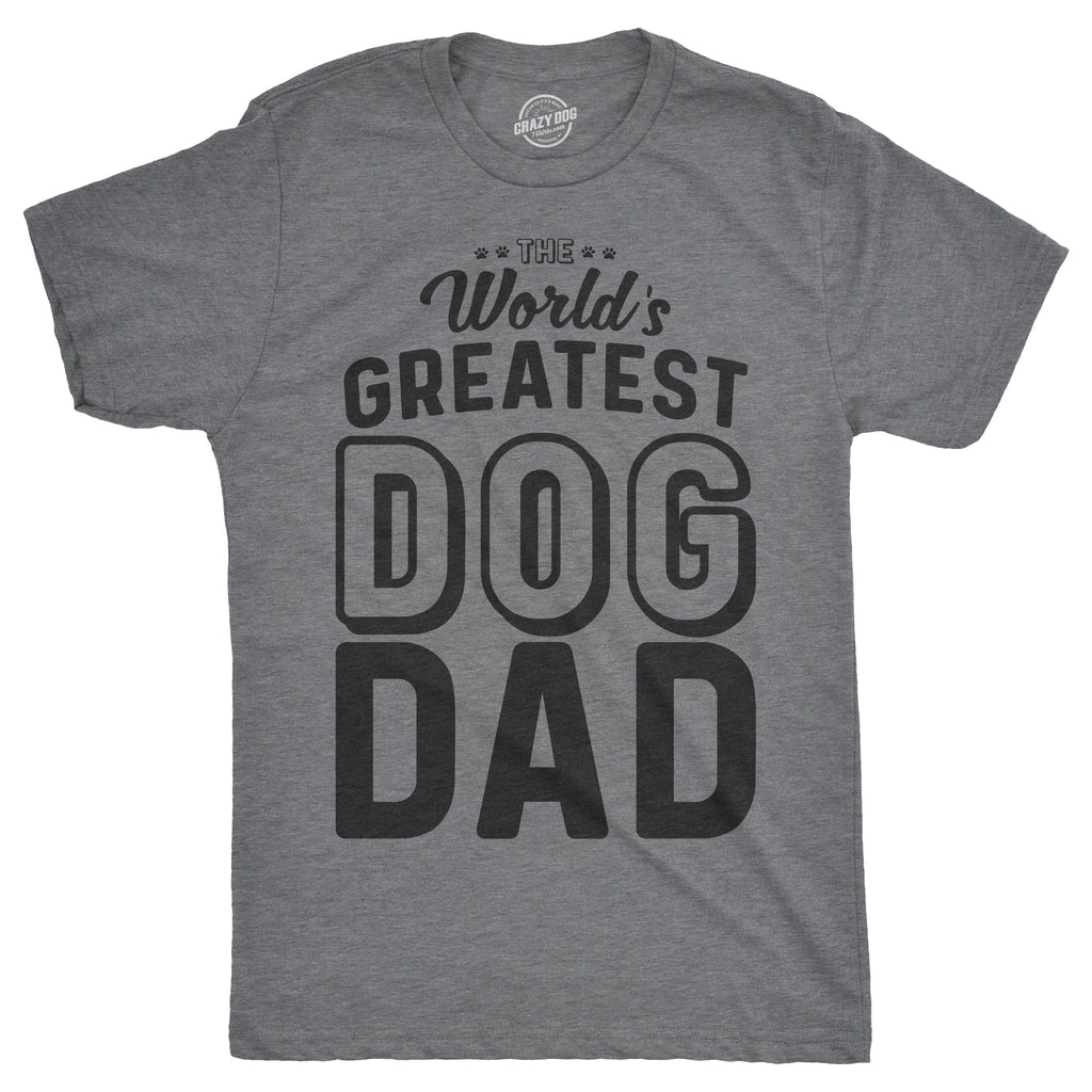 World's Greatest Dog Dad Men's T Shirt product image 1