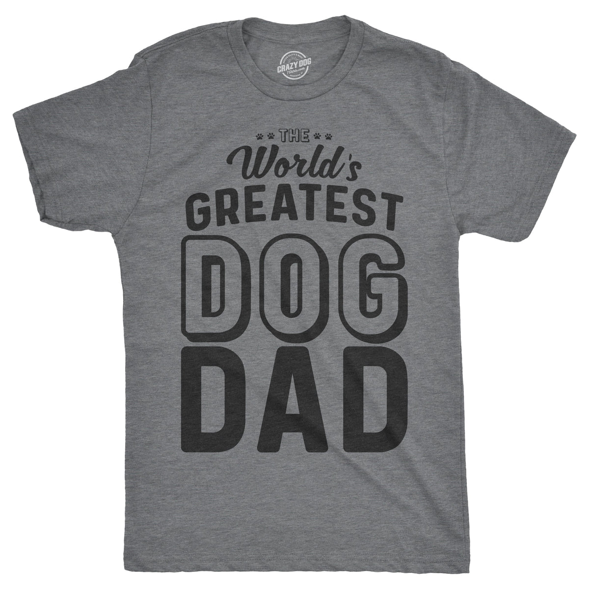 World's Greatest Dog Dad Men's T Shirt product image 1
