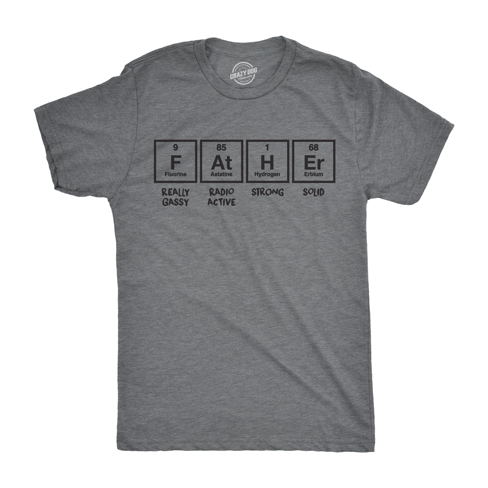 Father Periodic Table Men's T Shirt product image 1