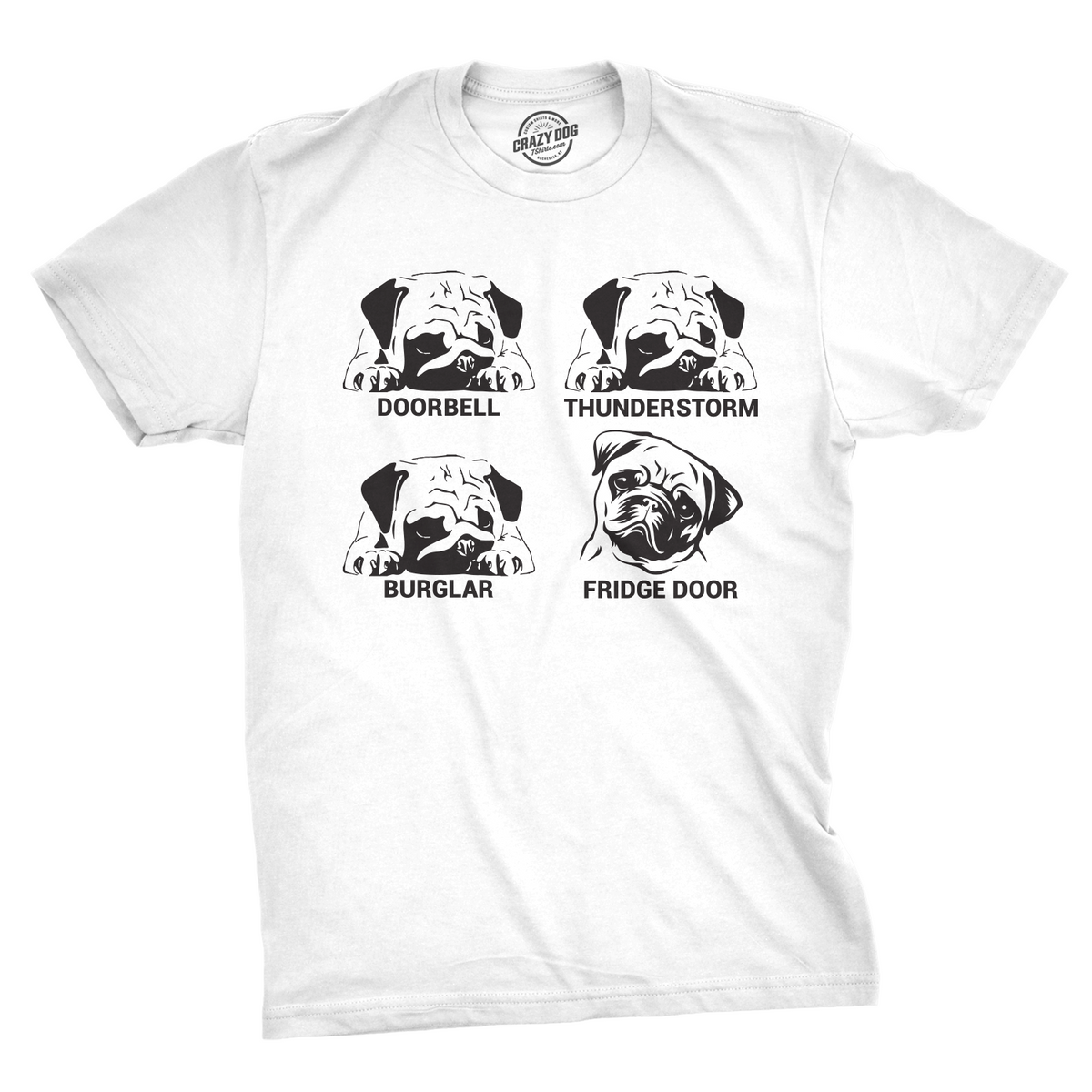 Pug Faces Men's T Shirt product image 1