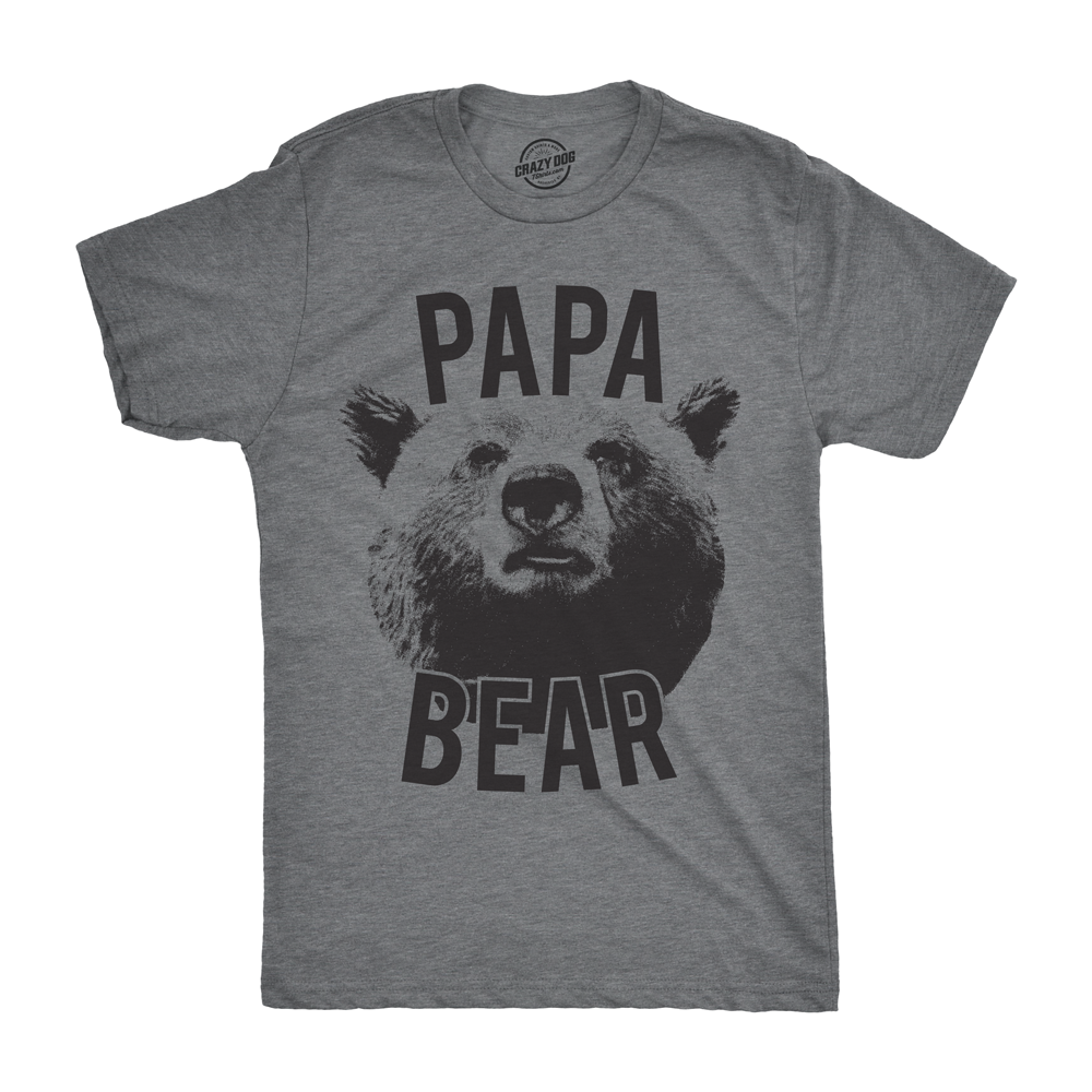Papa Bear Realistic Men's T Shirt product image 1