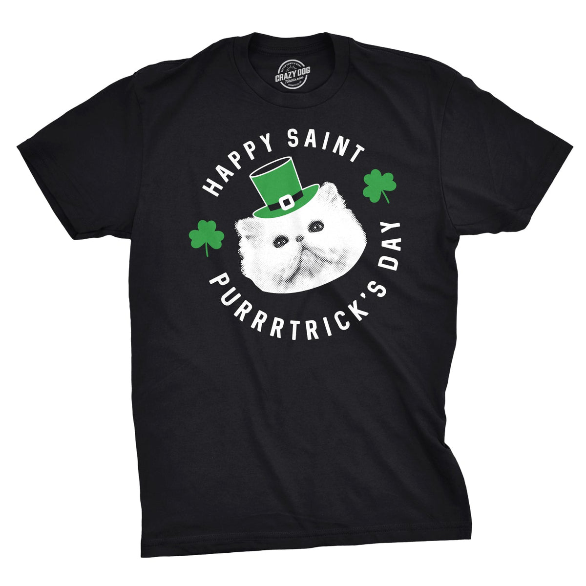 Happy St. Purrtrick's Day Men's T Shirt product image 1