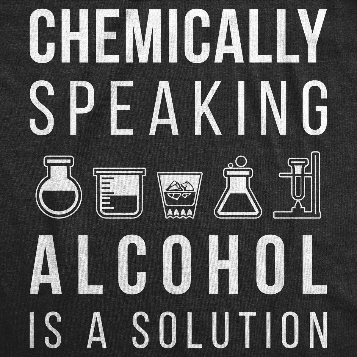 Alcohol Is A Solution Men's T Shirt product image 2