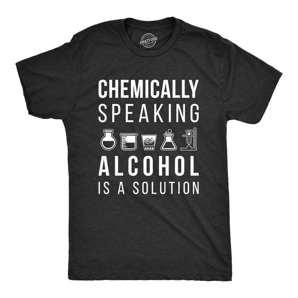 Alcohol Is A Solution Men's T Shirt product image 1