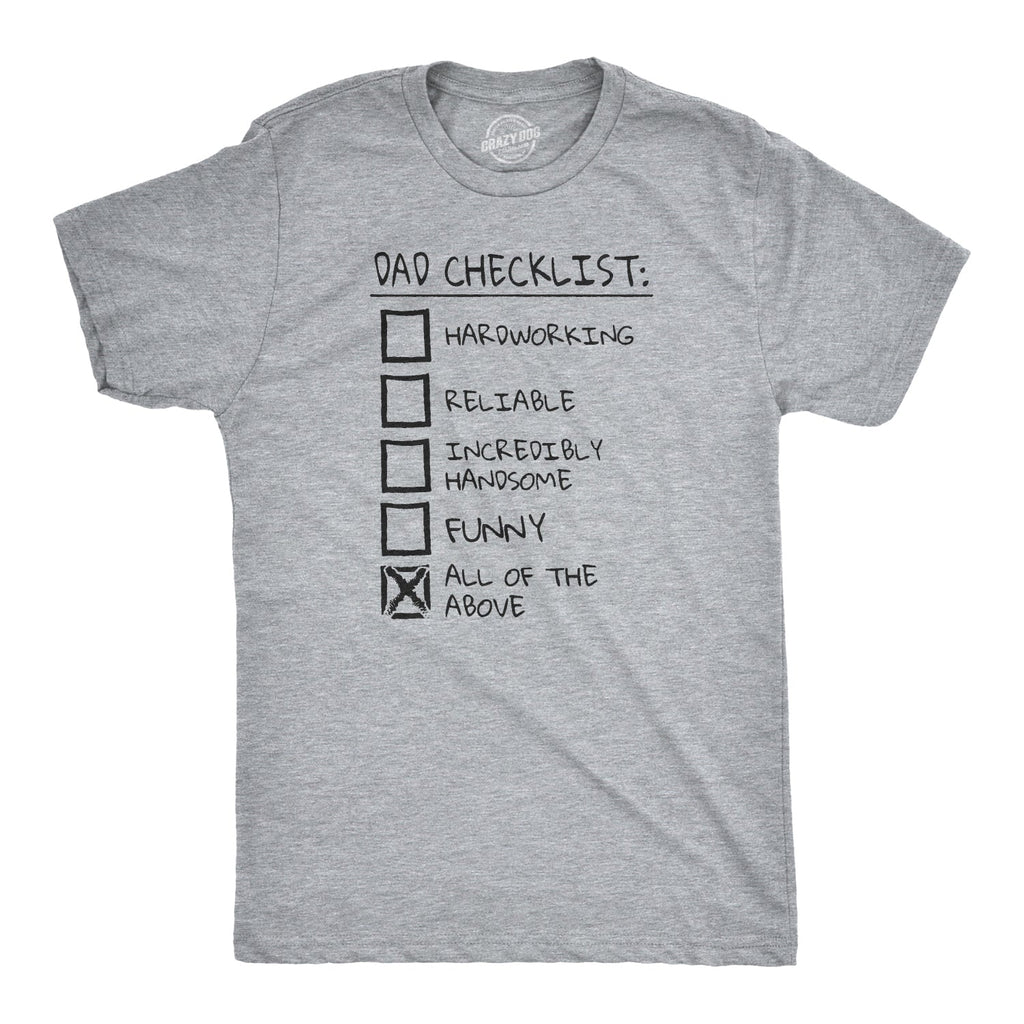 Dad Checklist Men's T Shirt product image 1