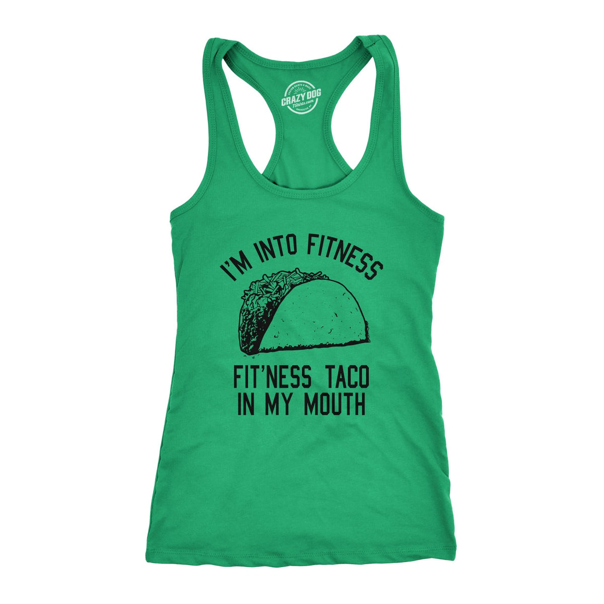 I'm Into Fitness Fit'ness Taco In My Mouth Women's Tank Top
