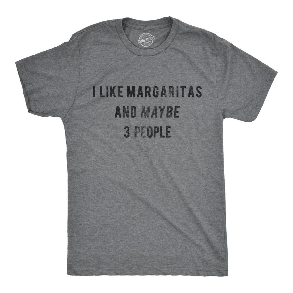 I Like Margaritas And Maybe 3 People Men's T Shirt product image 1