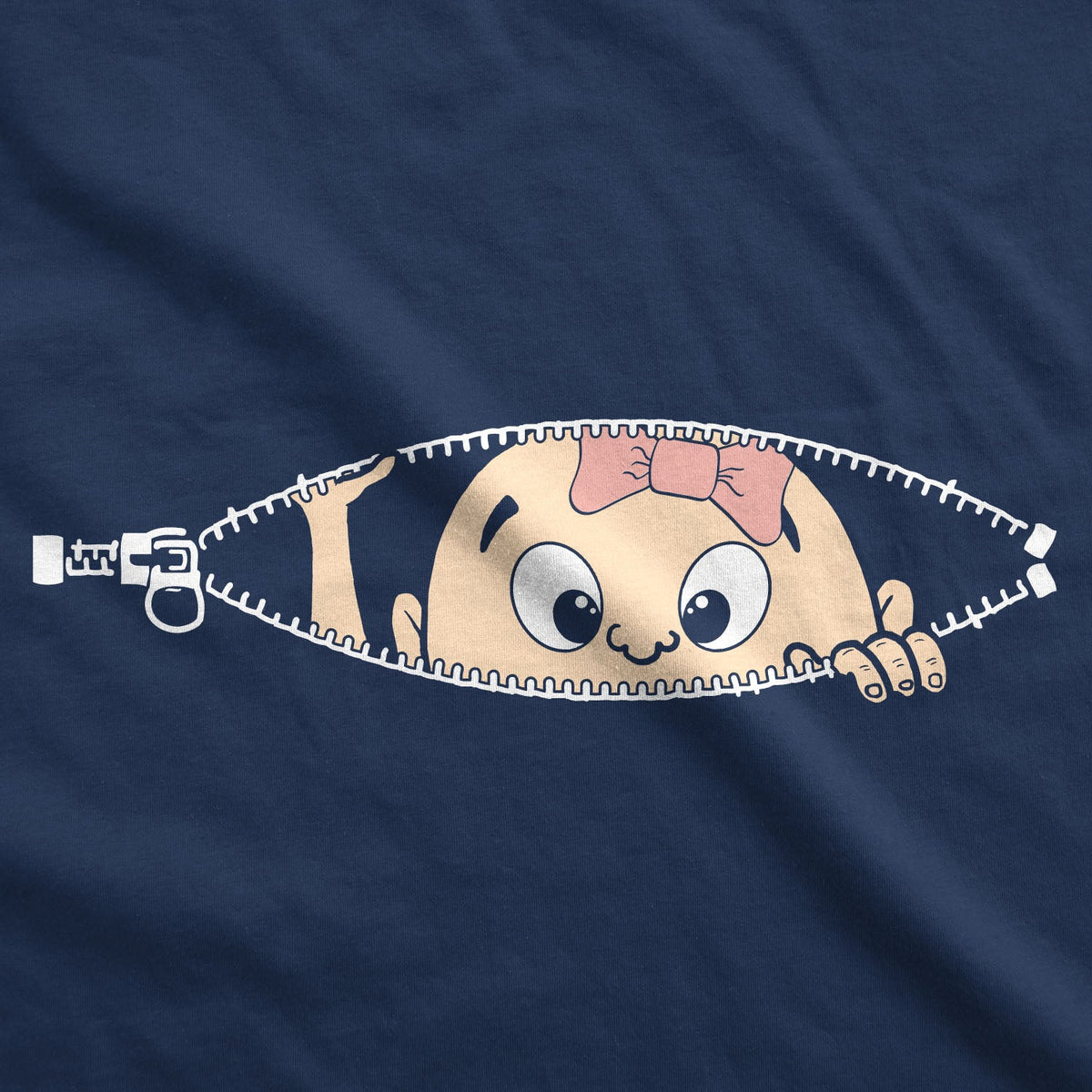 Peeking Caucasian Baby Girl Maternity T Shirt product image 11