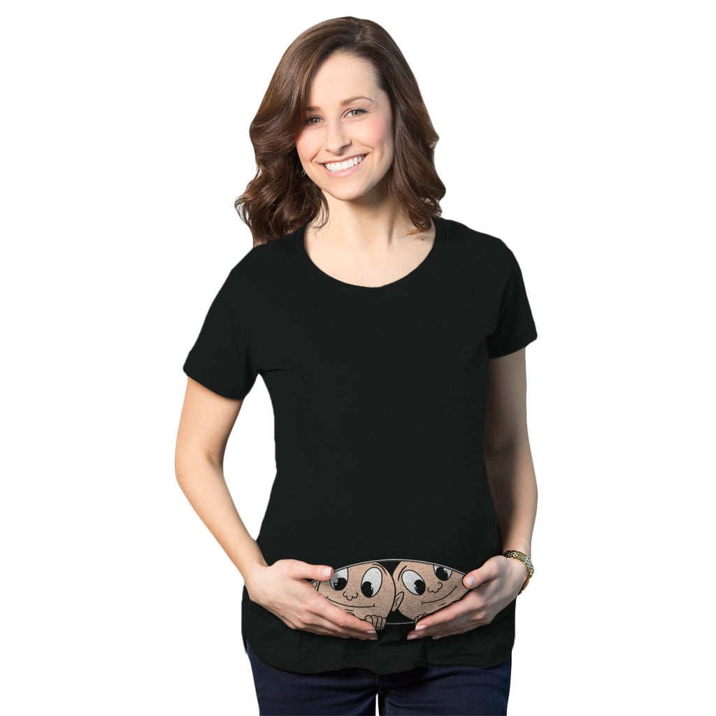 Peeking Twins Maternity T Shirt product image 6