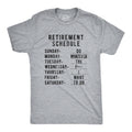Retirement Weekly Schedule Men's T Shirt product image 1