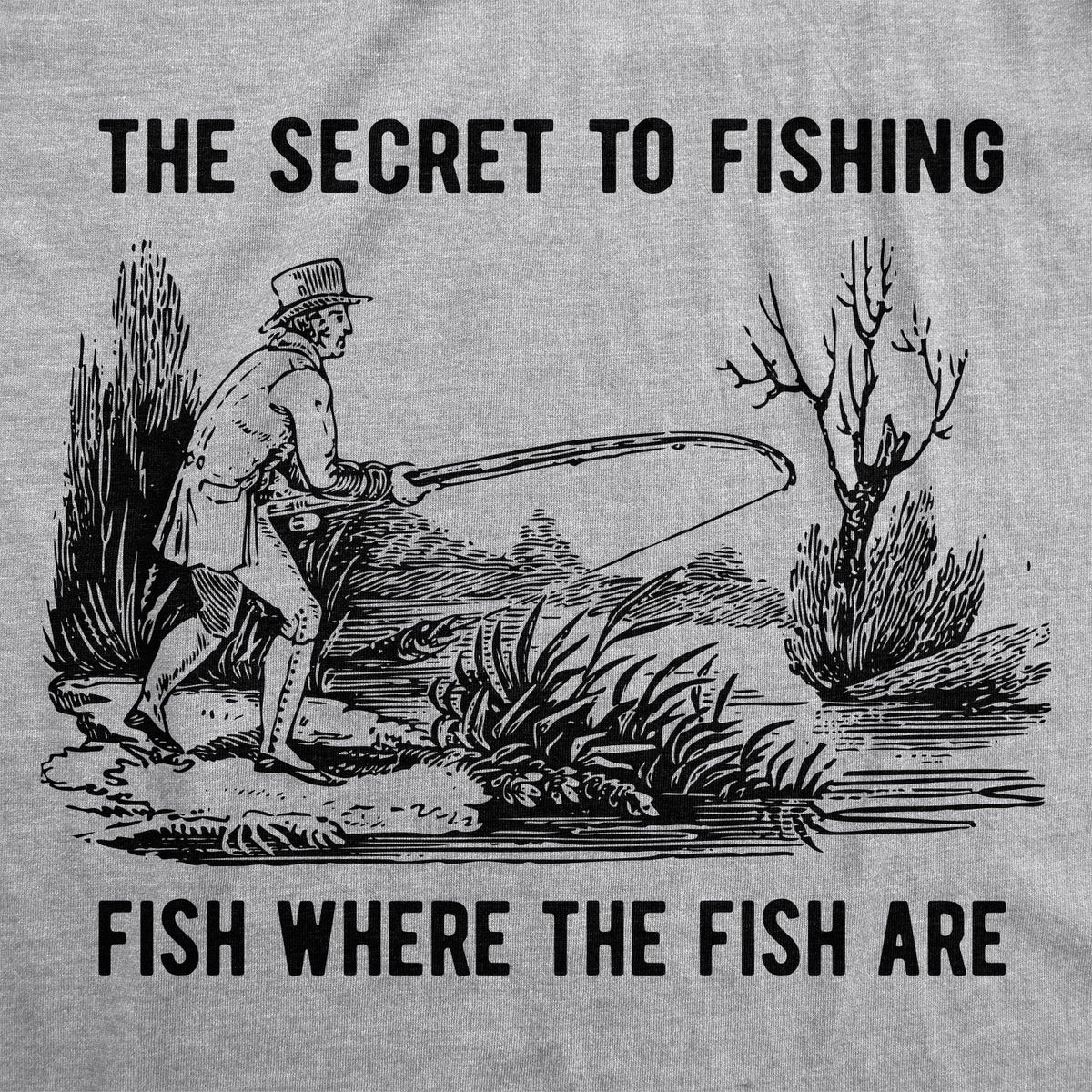 The Secret To Fishing Men's T Shirt product image 3