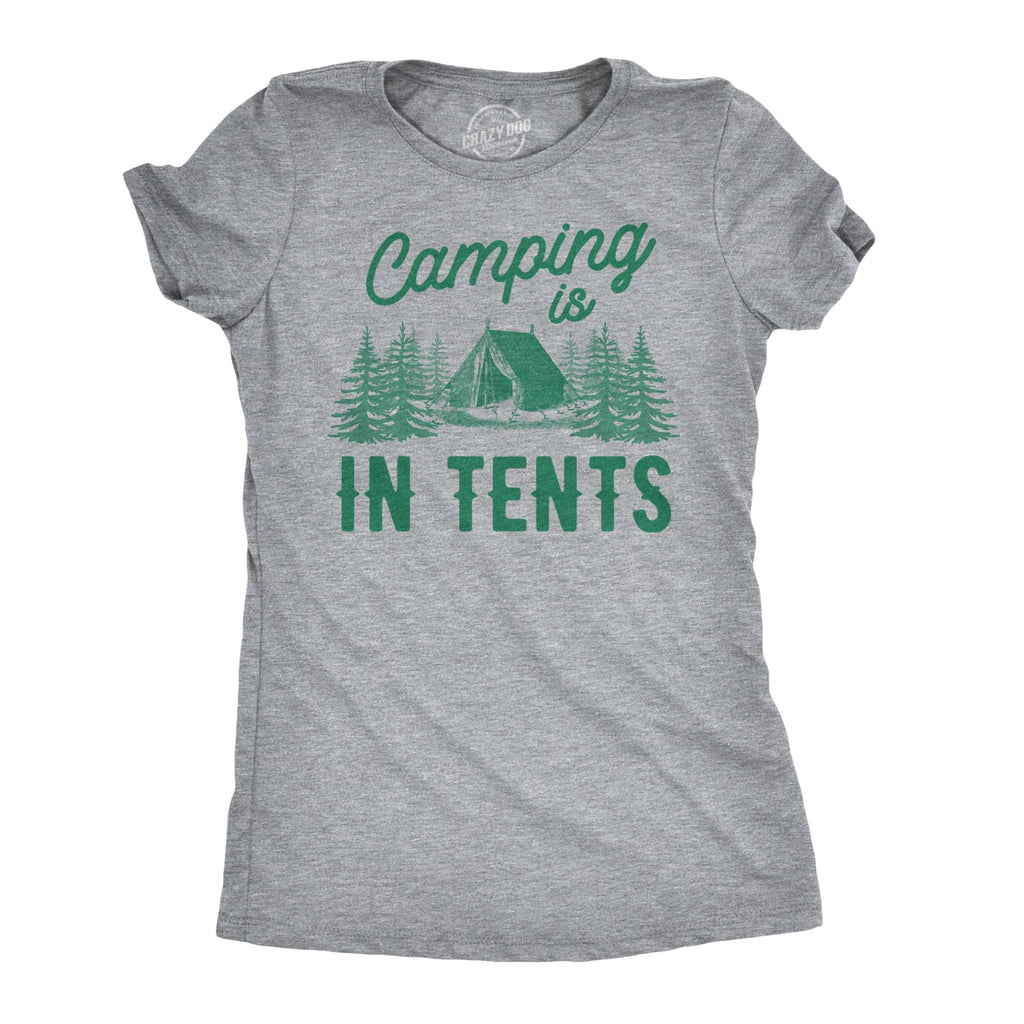 Camping Is In Tents Women's T Shirt product image 3