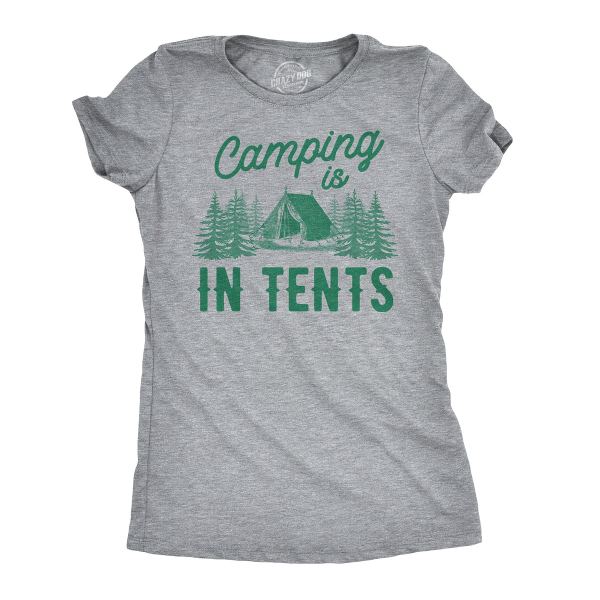 Camping Is In Tents Women's T Shirt product image 3