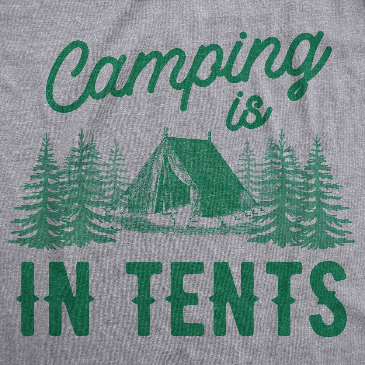 Camping Is In Tents Women's T Shirt product image 2