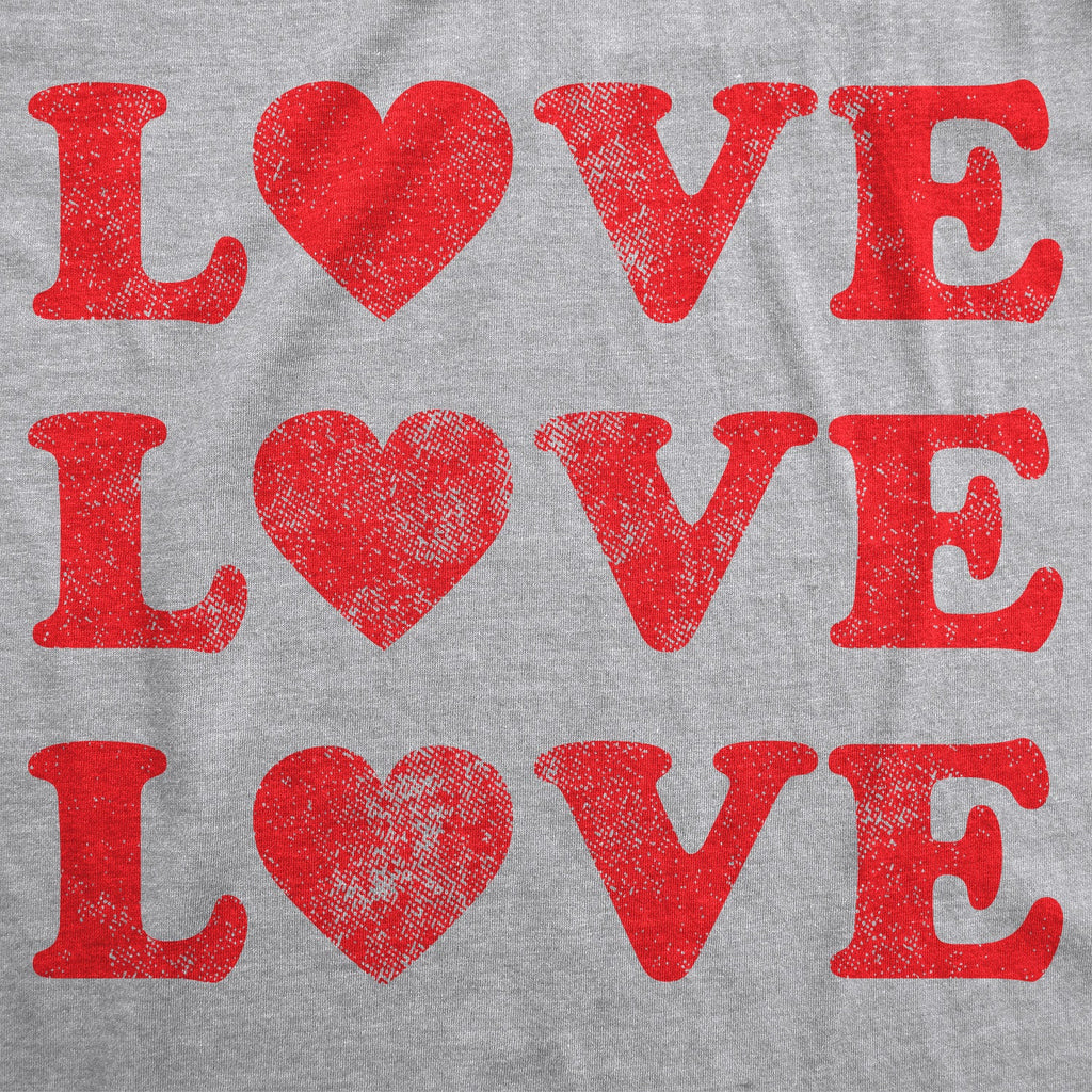 Love 3 Hearts Men's T Shirt product image 3