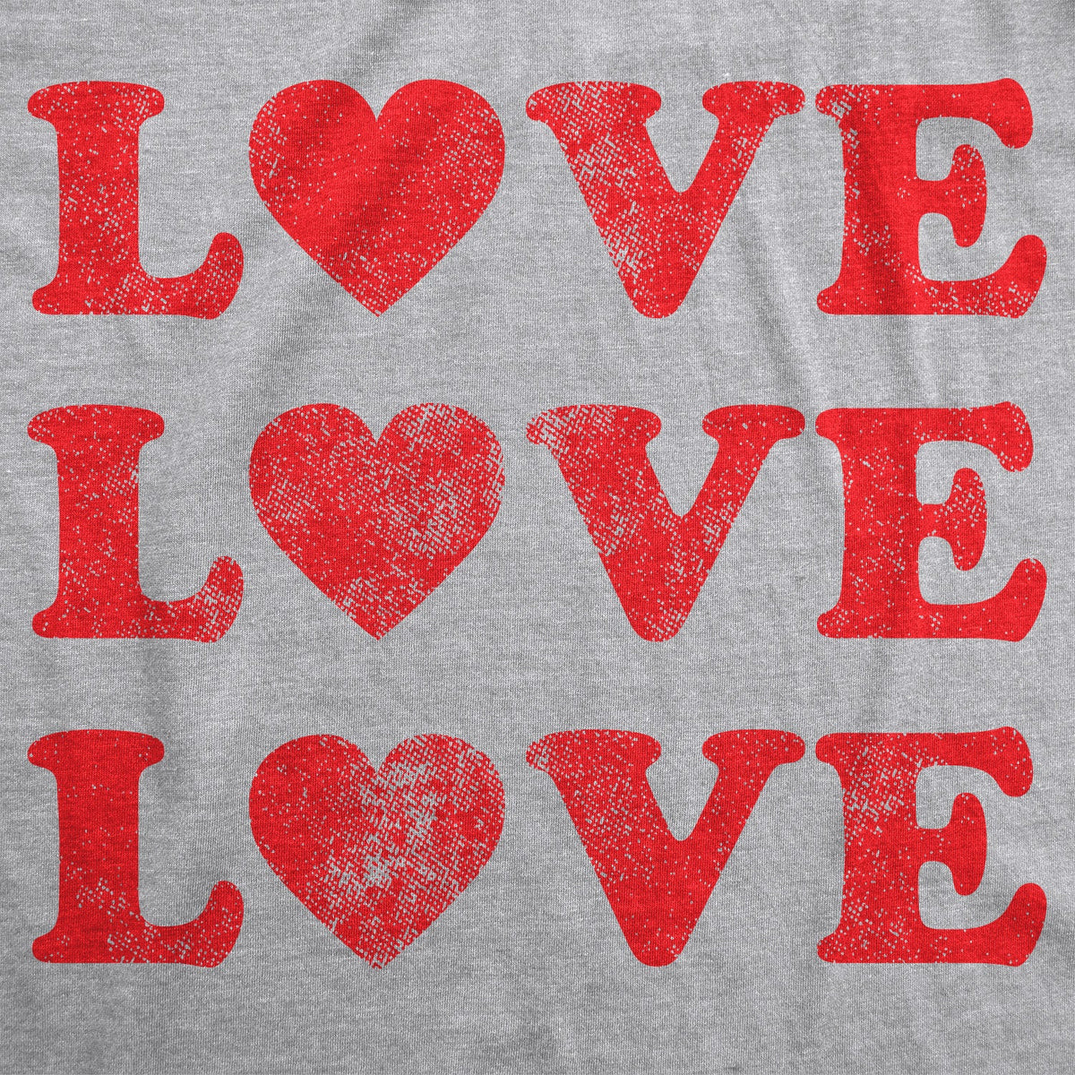 Love 3 Hearts Men's T Shirt product image 3