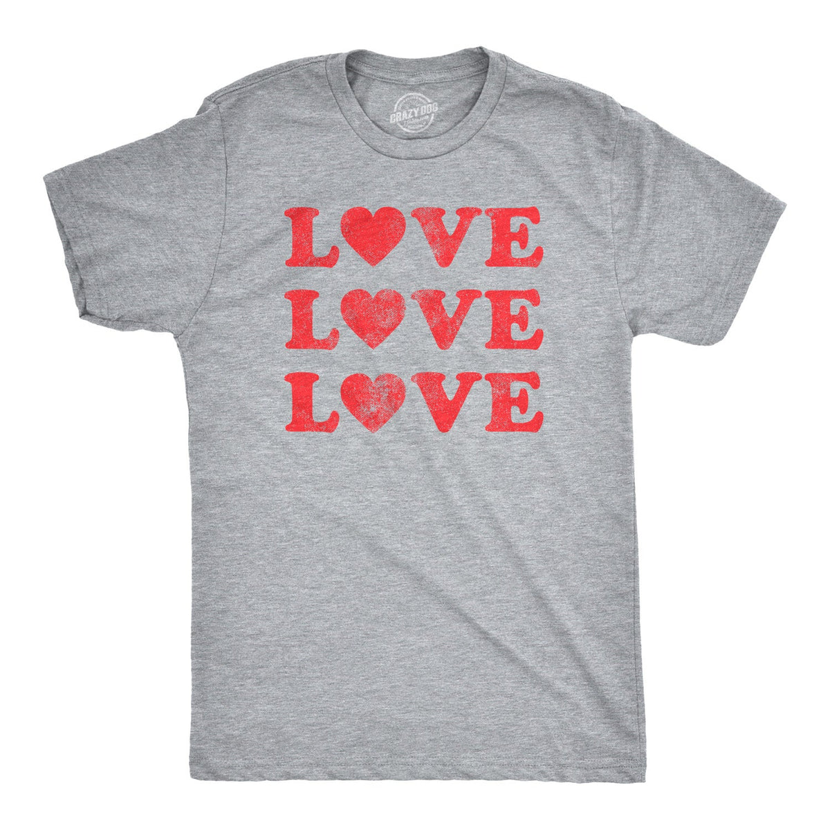 Love 3 Hearts Men's T Shirt product image 1