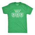 100% Chance Of Golf Men's T Shirt product image 1
