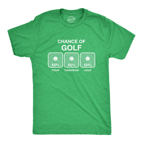 100% Chance Of Golf Men's T Shirt product image 1