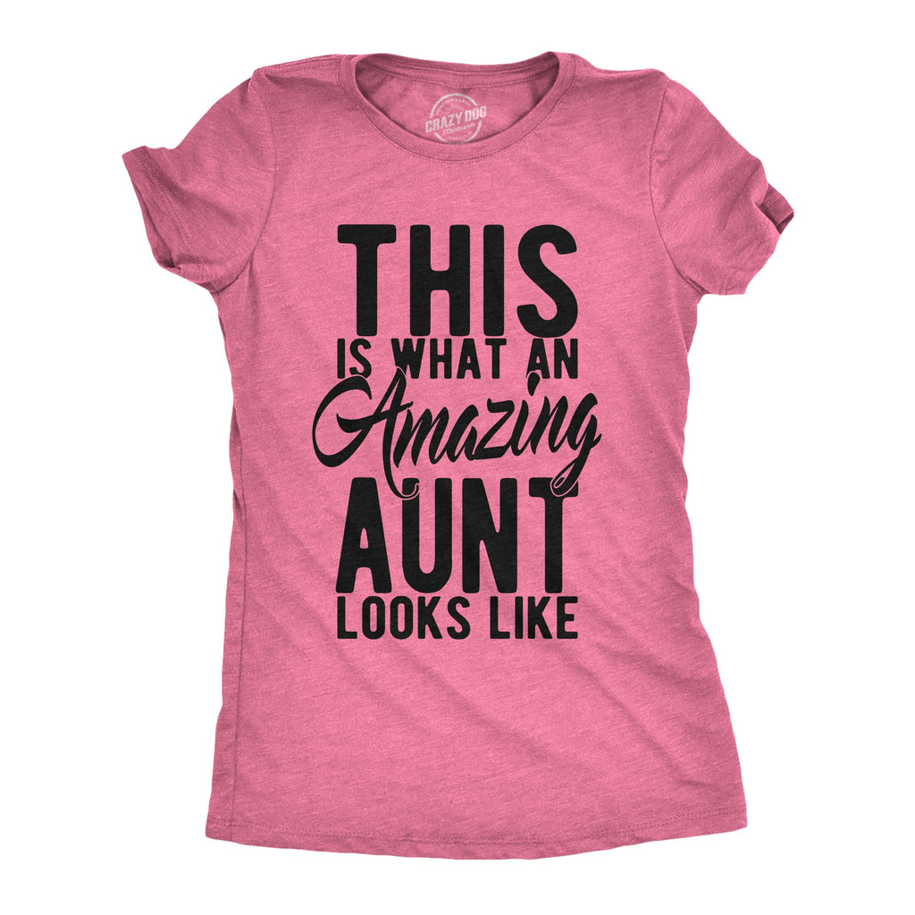 This Is What An Amazing Aunt Looks Like Women's T Shirt product image 4