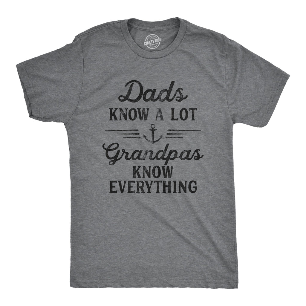 Dad Knows A Lot Grandpas Know Everything Men's T Shirt product image 1