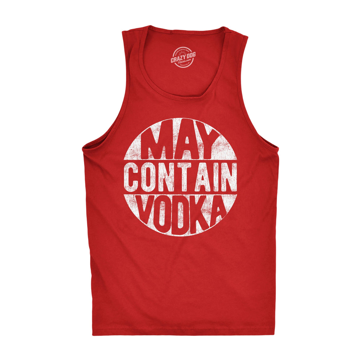 May Contain Vodka Men's Tank Top