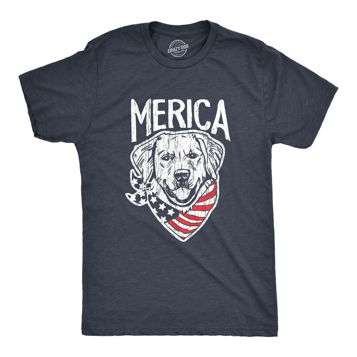 Merica Dog Men's T Shirt product image 1