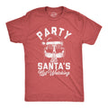 Party Like Santa's Not Watching Men's T Shirt product image 1