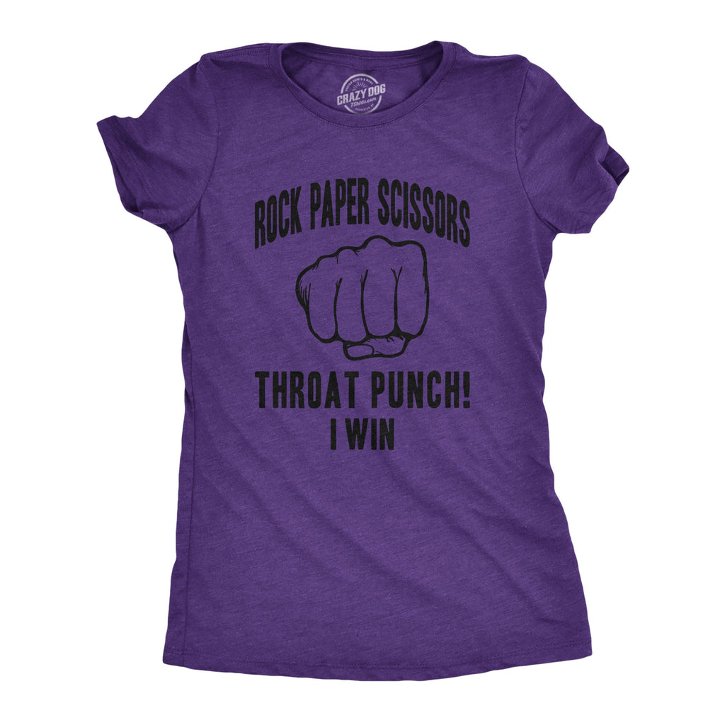 Rock Paper Scissors Throat Punch Women's T Shirt product image 9