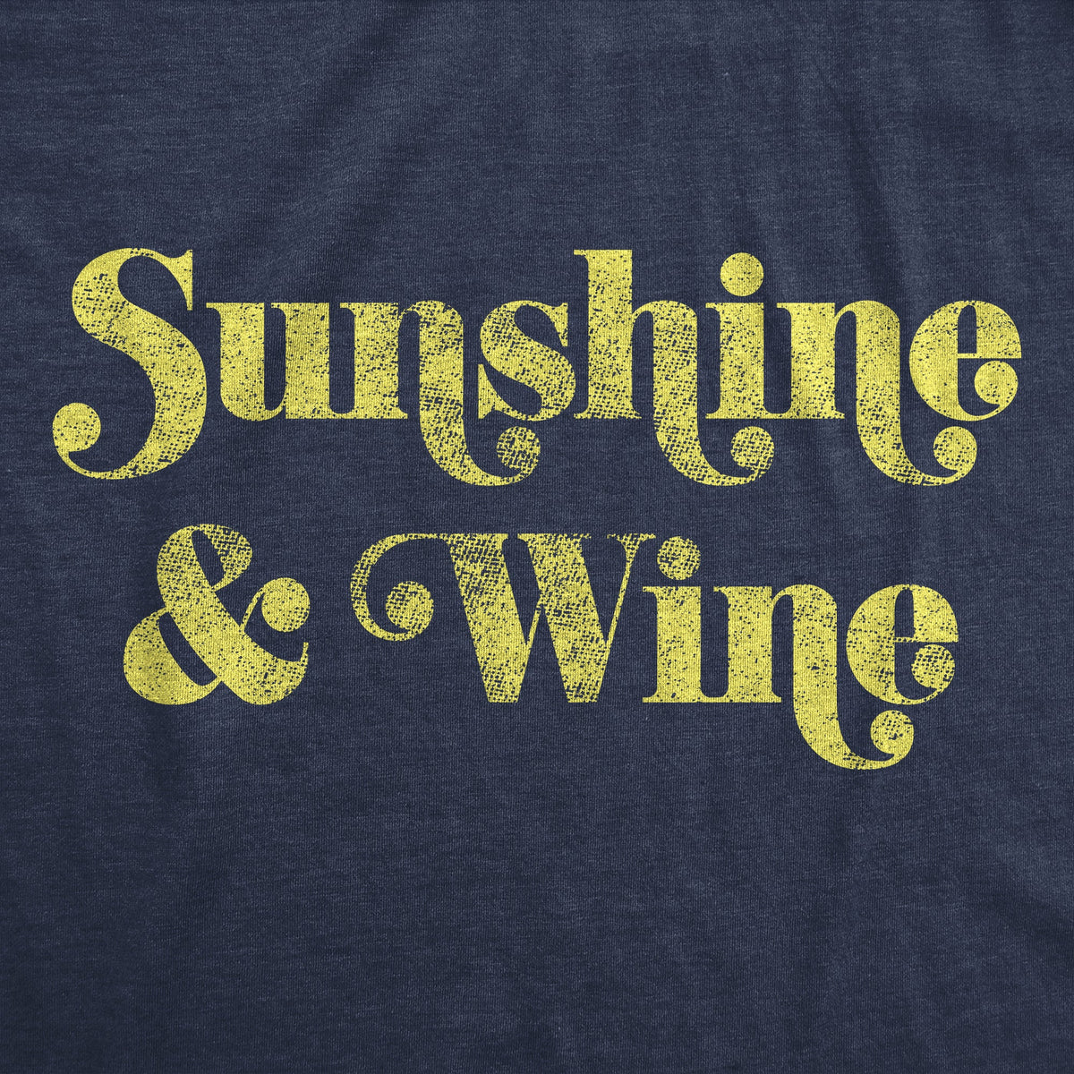 Sunshine And Wine Women's T Shirt product image 3