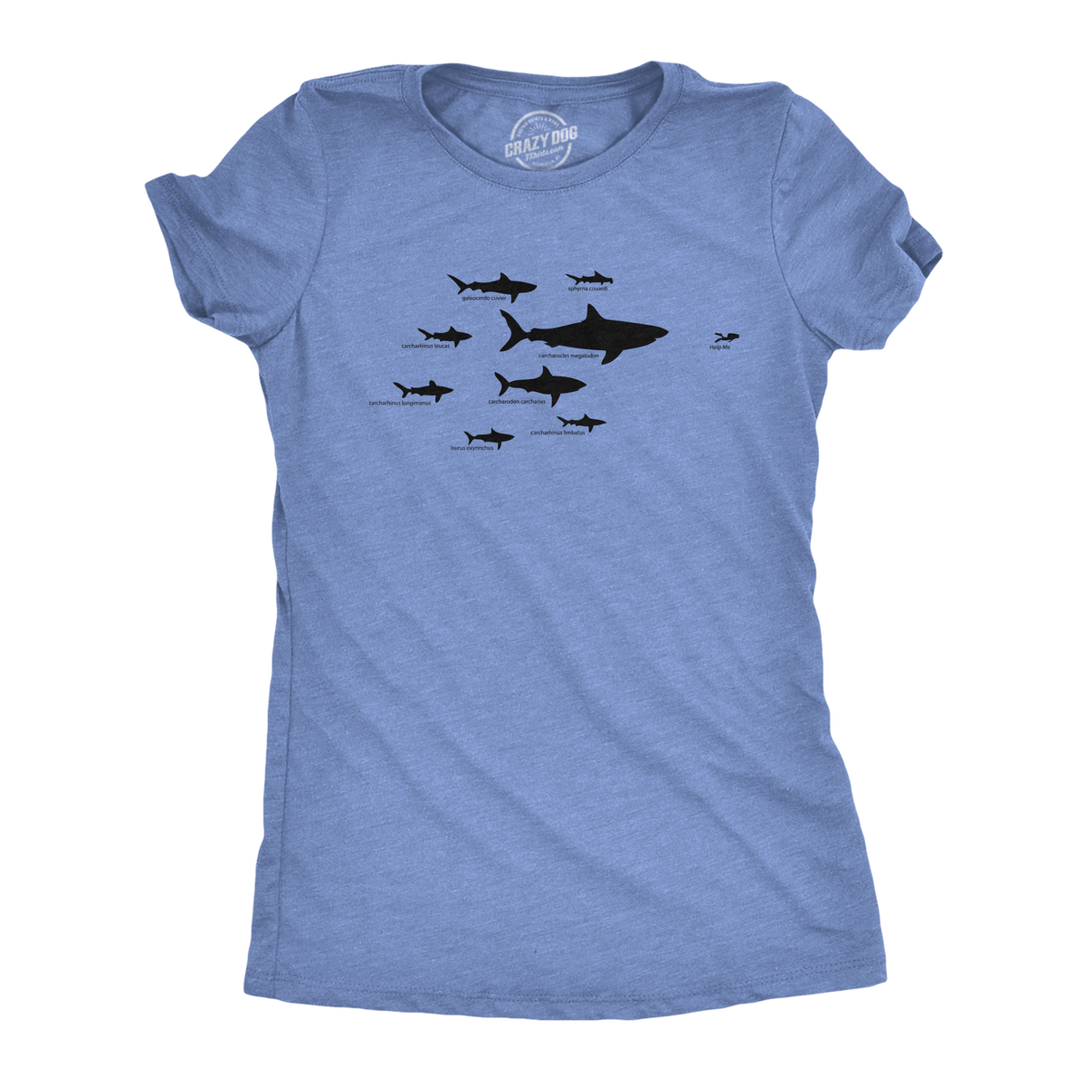 Shark Hierarchy Women's T Shirt product image 1
