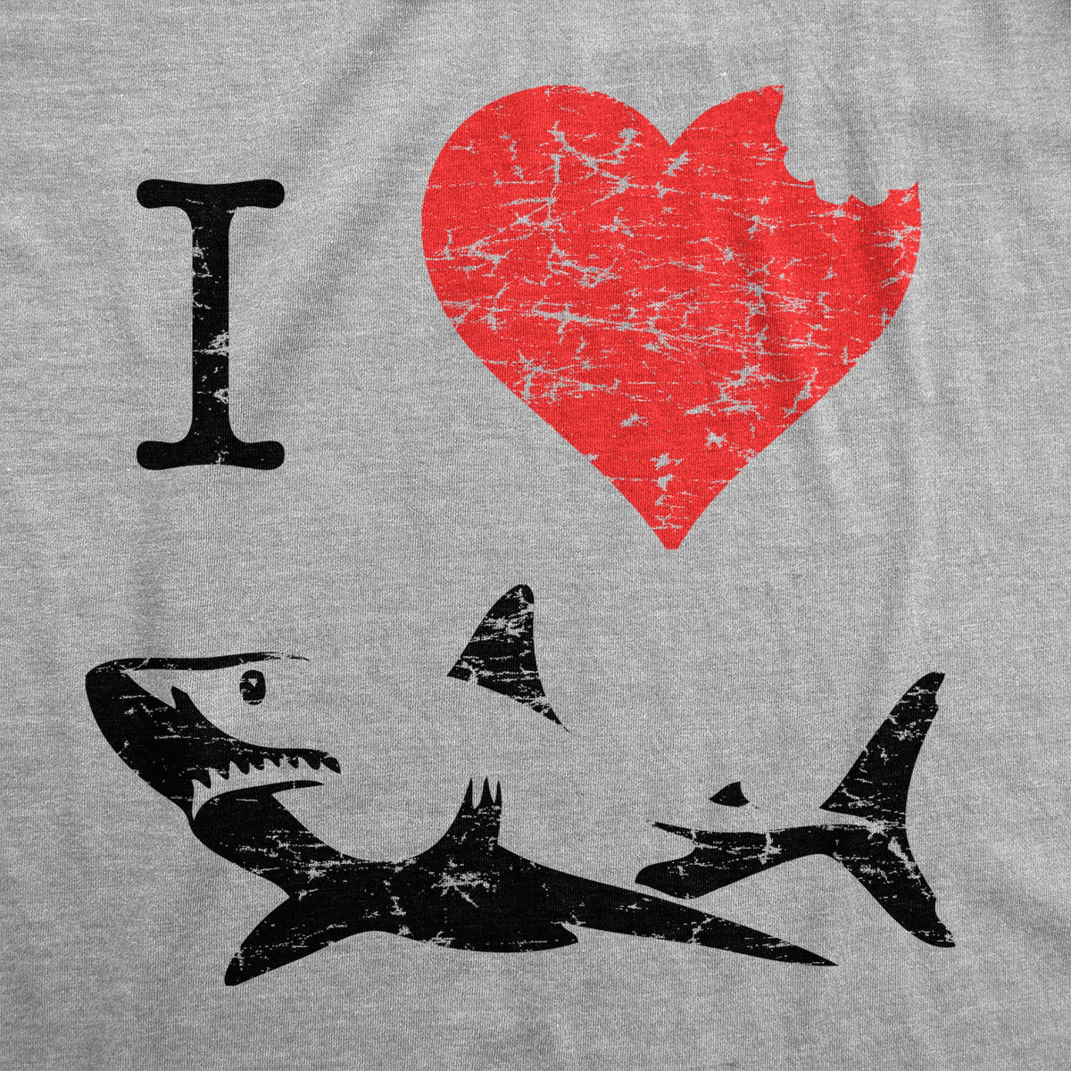I Love Sharks Youth T Shirt product image 3