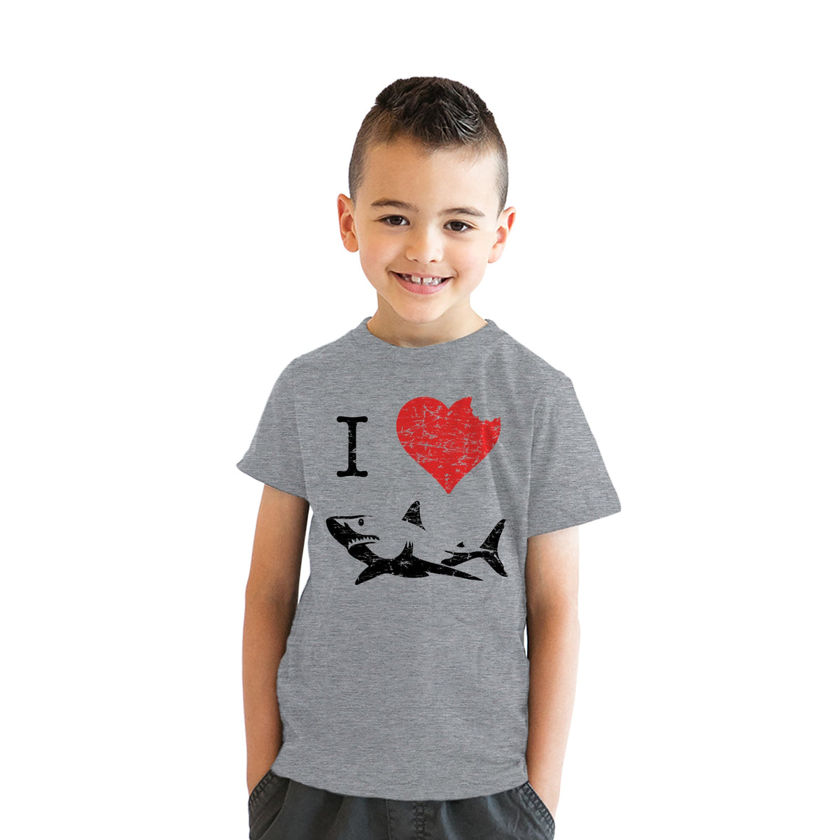 I Love Sharks Youth T Shirt product image 2
